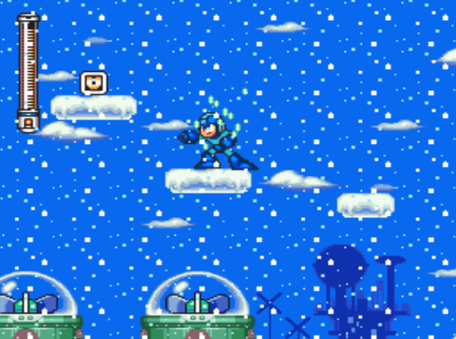 Mega Man 7 screenshot - Cloud Man